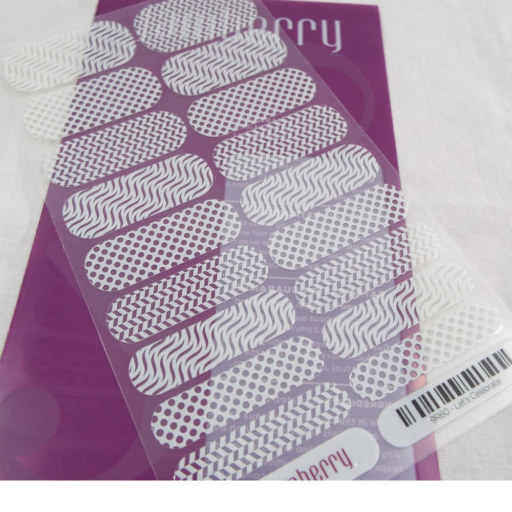 Jamberry Let's Celebrate 9R60 Nail Wrap